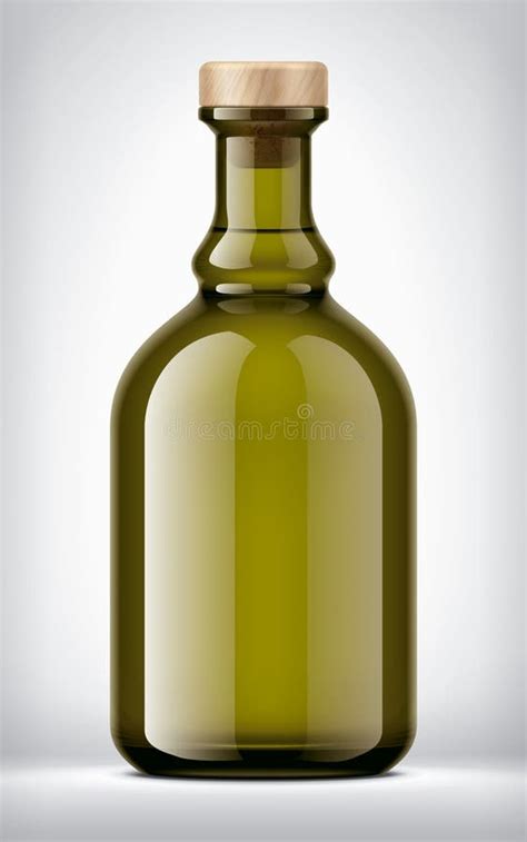Color Glass Bottle On Background Stock Vector Illustration Of Dark