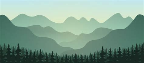 Best Taiga Forest Illustrations Royalty Free Vector