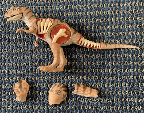 Jurassic Park Lost World Jp Allosaurus T Rex Battle Ravaged All