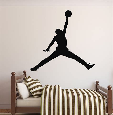 Michael Jordan Wall Decal Basketball Wall Decor Home