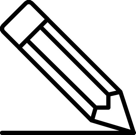 Pen Pencil Icon Transparent Png Svg Vector File