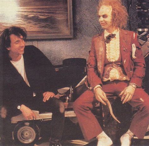 Sluts And Guts On Twitter Tim Burton And Michael Keaton On The Set Of