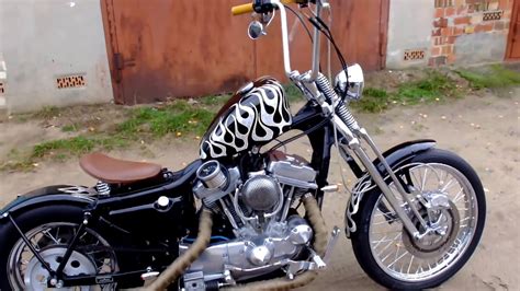 1hd1chp16wy201624 appears on steering head. Harley-Davidson Sportster Springer 1998 Rigid Chopper ...