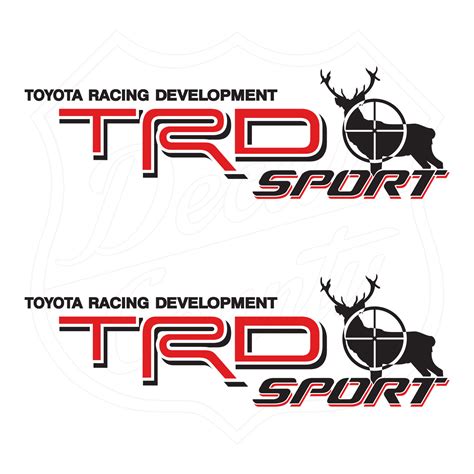 Toyota Racing Development Trd Sport Deer Hunting Decals Decal County