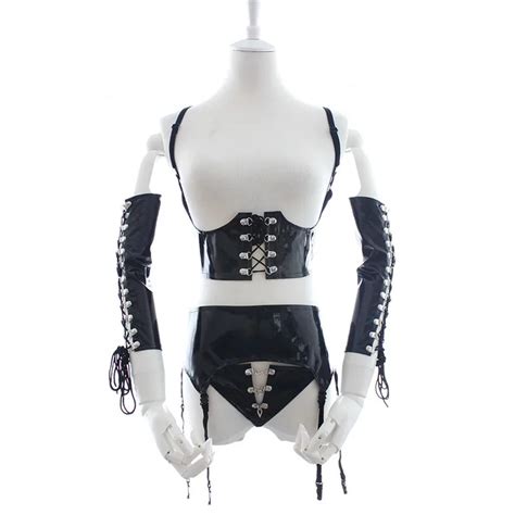 Fetish Leather Bondage Body Harness Sexy Queen Lingerie Latex Sex