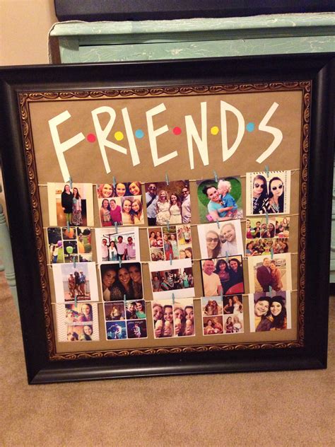 Friends Tv Show Picture Frame Diy Party Ideas Diy Birthday Gifts