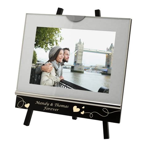 Plenty of studio photo frames to choose from. Personalized 5x7 Studio Photo Frame with Easel