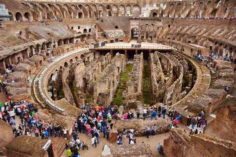 Inside Of The Colosseum Rome Italy Editorial Photo Image Of