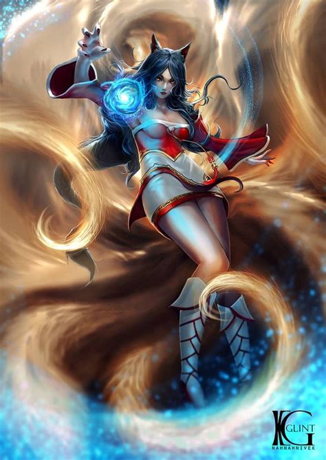 Ahri By Kevin Glint On Deviantart League Of Legends Characters