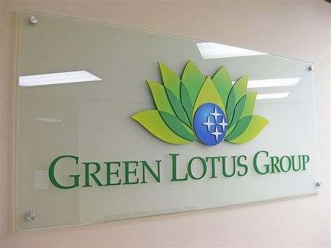Etched Glass Signage With Custom Painted Printed Digital Graphics And