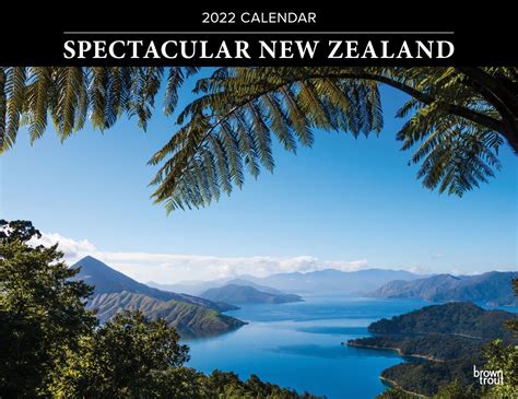 Buy Spectacular New Zealand 2022 Horizontal Wall Calendar At Mighty
