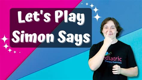 Lets Play Simon Says Follow Along Game For Kids Youtube