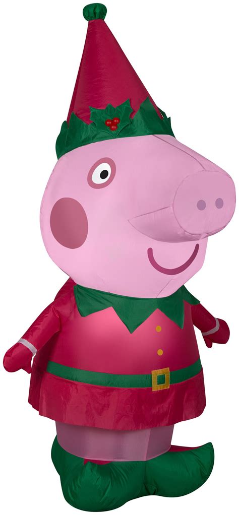 Gemmy 4 Airblown Christmas Peppa Pig