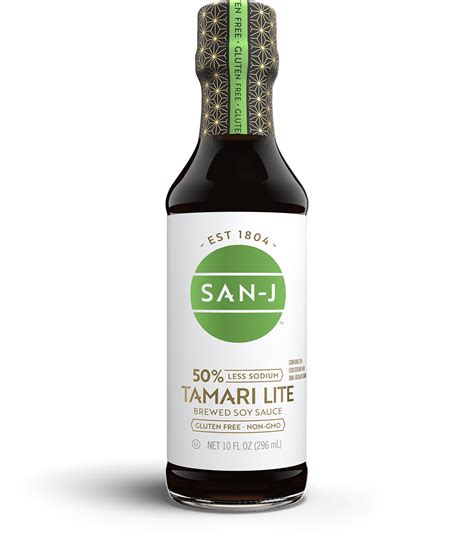 Tamari Lite Soy Sauce 50 Less Sodium San J International