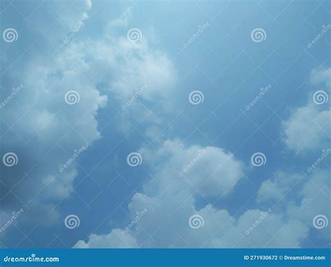 Clear Blue Sky In Midday Stock Photo Image Of Wave 271930672