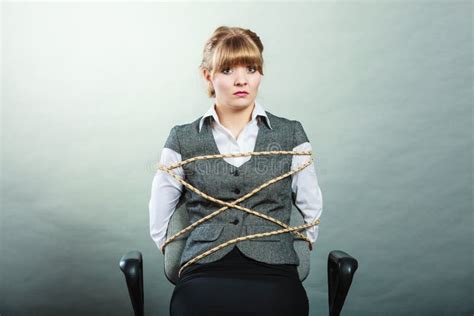 Tied Woman In Chair Telegraph