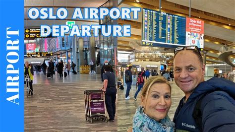 OSLO AIRPORT Departure Process Inside Oslo Gardemoen Airport In Norway Airport Tour YouTube