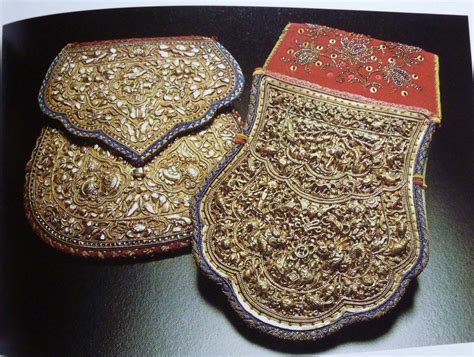 Malacca baba & nyonya heritage museum. Straits Chinese purses from Malacca, Malaysia, inserted ...