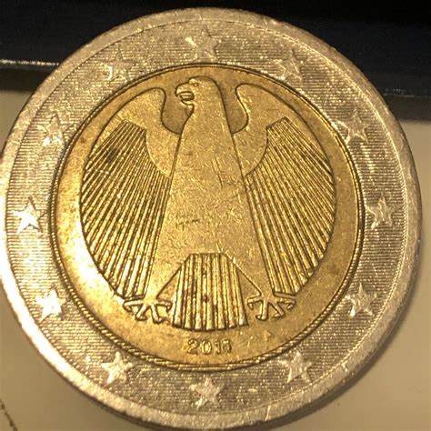 2 Euro Münze Fehlprägung Geld Münzen 2 Euro Münze