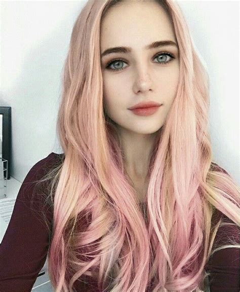 Beauty Women Hair Beauty Pastel Hair Pink Hair Pretty Face Goth