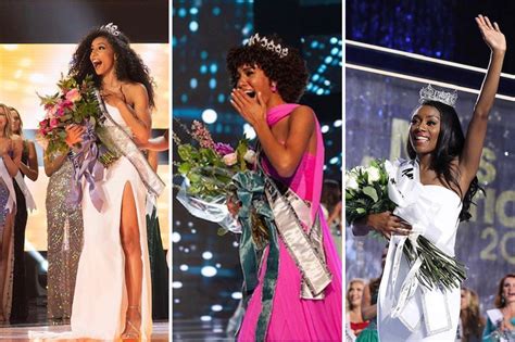 Miss Usa Miss Teen Usa Miss America Are All Black Women For The First Time In Pageant History