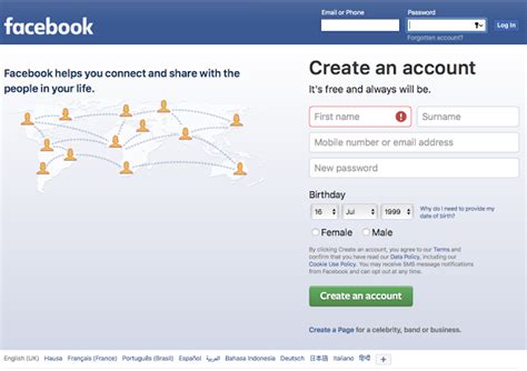 How To Open And Create New Facebook Account Facebook Help Center