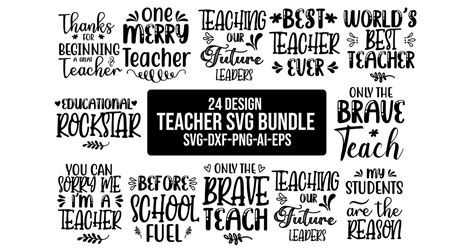 Teacher Svg Bundle Bundle · Creative Fabrica