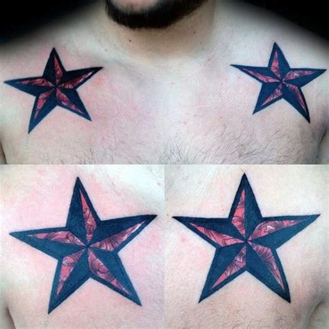80 Unique Nautical Star Tattoo Designs For Men 2023 Guide