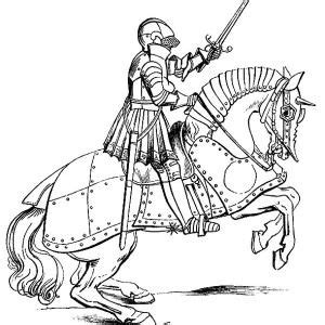 Coloringanddrawings.com provides you with the opportunity to color or print your knight on his horse drawing online for free. Knight, Knight RIde Steel Horse Coloring Page: Knight RIde Steel Horse Coloring Page