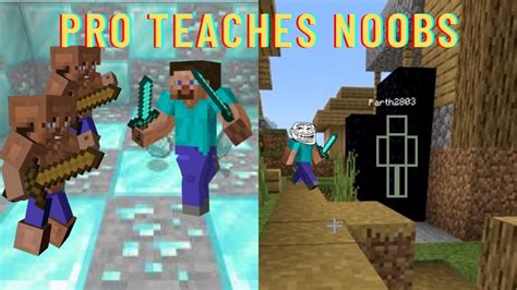 Pro Teaches Noobs Minecraft Minecraft Survival Series Ep01 Youtube