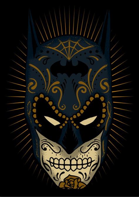 Batman Sugar Skull On Behance Batman Batman Art Batman Tattoo