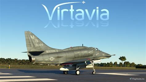 Virtavia A 4 Skyhawk Vma 142 Usmc For Microsoft Flight Simulator Msfs