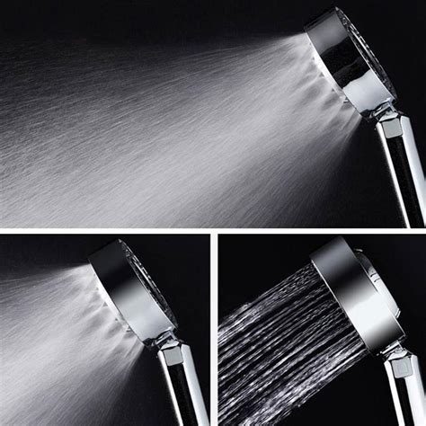 New Double Sided Shower Head Energy 50 Water Saving Mist Spray Bath 3 Modes Spa Ebay