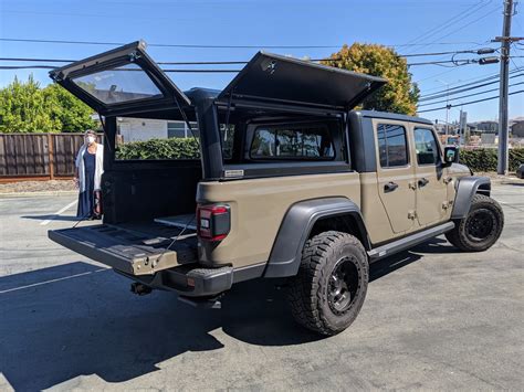 Fiftyten kit makes jeep gladiator a go anywhere adventure camper. California - Gladiator specific camper shell | Jeep Gladiator Forum - JeepGladiatorForum.com