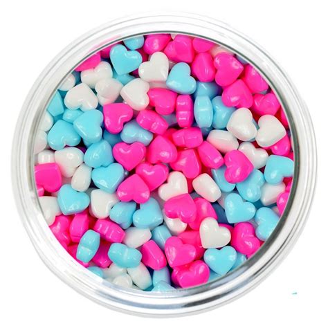 Pink White And Blue Happy Hearts Hard Candy Happy Heart Retro Candy