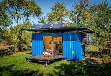 This Self Sufficient Shipping Container Home By Pin Up Houses