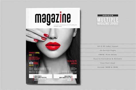See more ideas about templates, product backlog template, price list template. InDesign Multiple Magazine Layout
