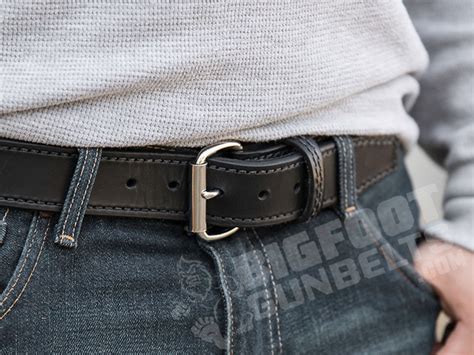Bigfoot Gun Belts Untamed Steel Core Leather Belt Series in Holsters