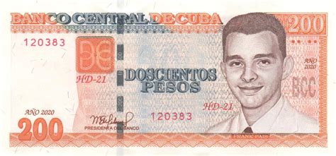 Cuba New Sigdate 2020 200 Peso Note B916d Confirmed Banknotenews