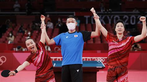 Japan Spoils Chinas Table Tennis Run With Rally In Mixed Doubles Nbc