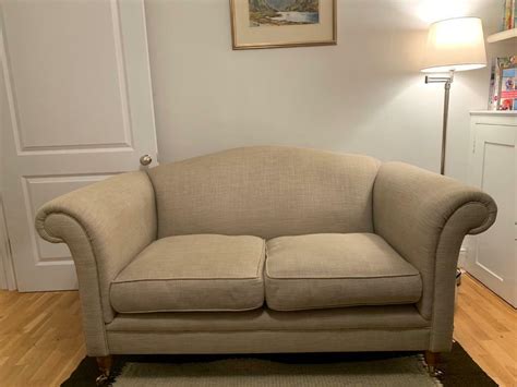 Pair Of Laura Ashley Gloucester Upholstered Two Seater Sofas In