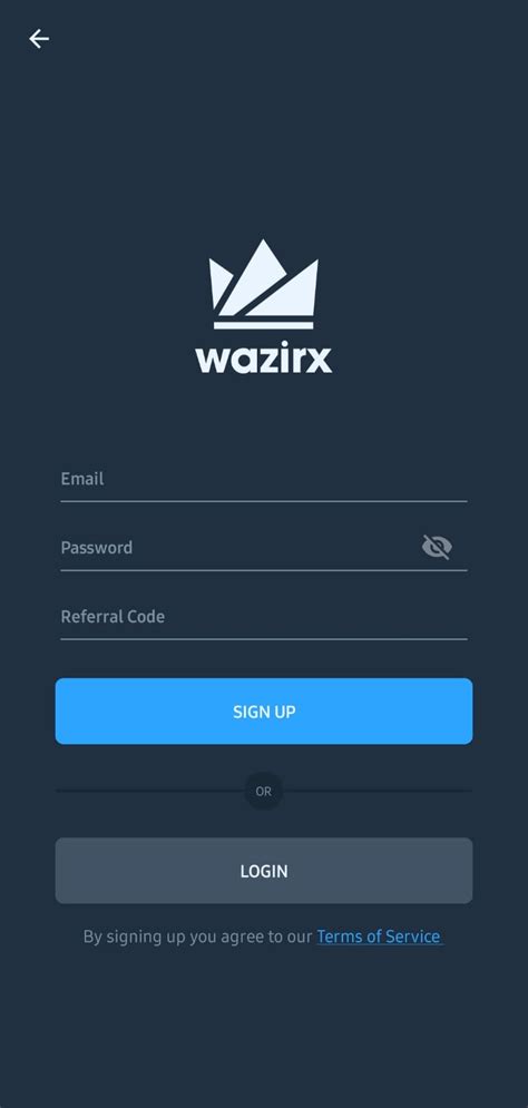 How To Open An Account On Wazirx Wazirx Blog