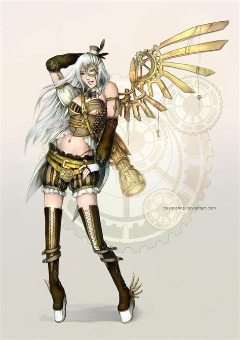 Steampunk Girl By Clayscence On Newgrounds