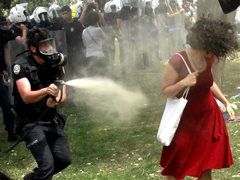 Turkish Riot Police Officer Who Gassed Lady In Red Faces Prosecution