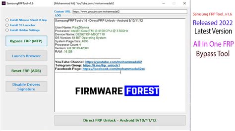 Samsung FRP Tool V Released Latest Version All In One FRP Bypass Tool Free Lifetime