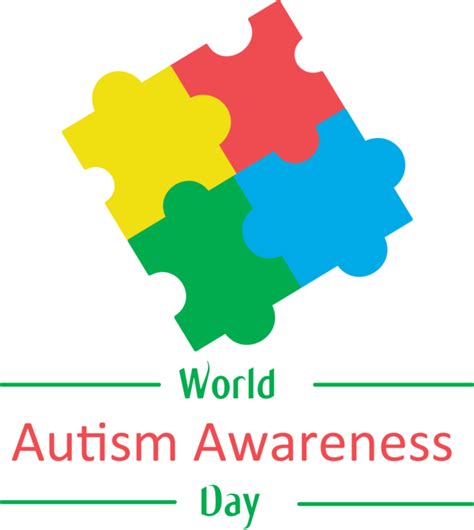 Autism Awareness Day Logo for World Autism Awareness Day for Autism Awareness Day - 3731x4179