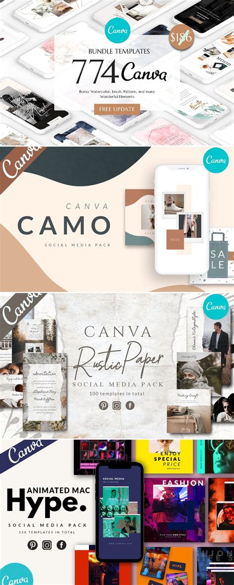Canva Bundle Social Media Pack Get Items Worth 187 For Only 30 With A