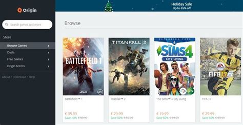 Ea Origins Holiday Sale Offers Up To 75 Discounts On Games
