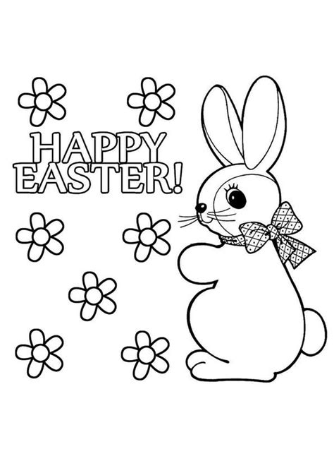 11 Places For Free Easter Bunny Coloring Pages