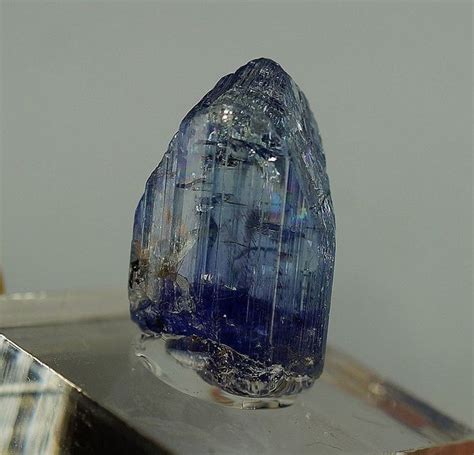 Tanzanite Variety Of Zoisite Well Terminated Crystal With Deep Color